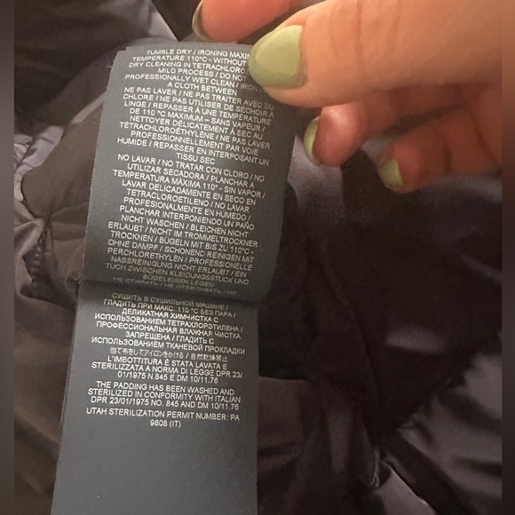 Herno A-Shape Down Jacket In Satin.  Color “New Blue”. Size 52. $1080 - Picture 15 of 16